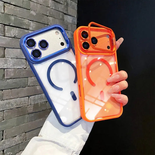 2 in 1 TPU+Acrylic Magnetic Compatible with iPhone 17 Pro Max Case