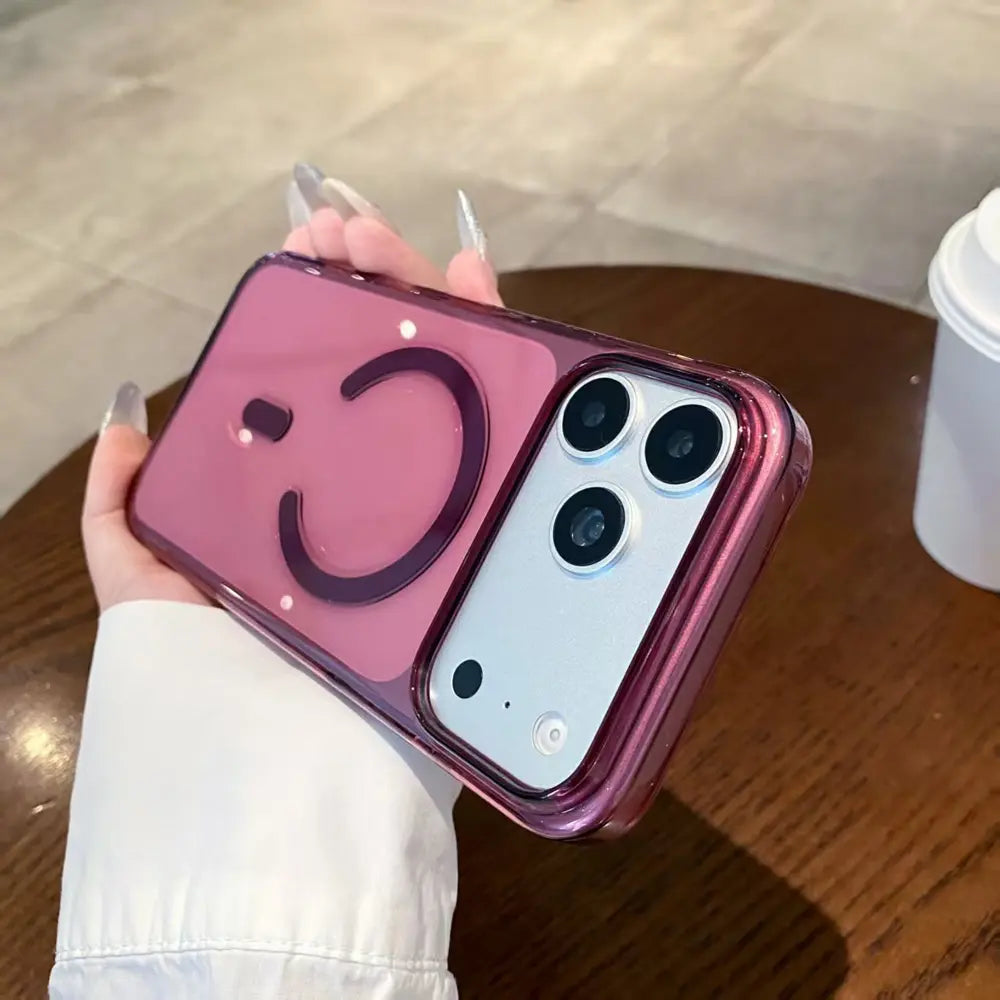 Pop up Animation Hard PC Magnetic Clear Phone Case for iPhone 18 Pro Max