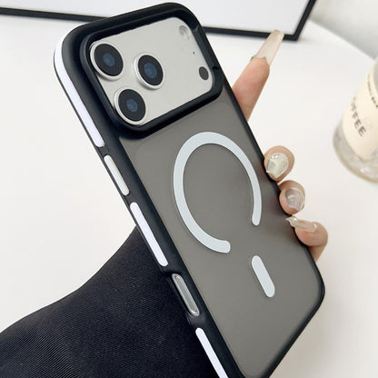 Matte Magnetic Anti-Slip Shockproof Bumper Protective Case Compatible with iPhone 17 Pro Max 16 15 14 13