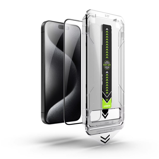 Dust Free Installation Tray Clear and Privacy Tempered Glass Screen Protector Compatible with iPhone 17 Pro Max 16 15 14 13