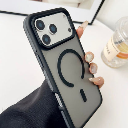 Matte Magnetic Anti-Slip Shockproof Bumper Protective Case Compatible with iPhone 17 Pro Max 16 15 14 13
