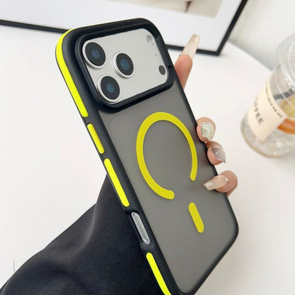 Matte Magnetic Anti-Slip Shockproof Bumper Protective Case Compatible with iPhone 17 Pro Max 16 15 14 13