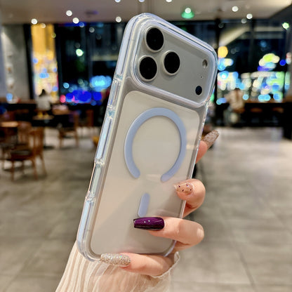 Premium Clear Dual‑Color Magnetic Phone Case for iPhone 17 18 Pro Max
