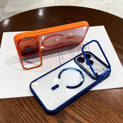 fold camera protection magnetic phone case Compatible with iphone 17 pro max